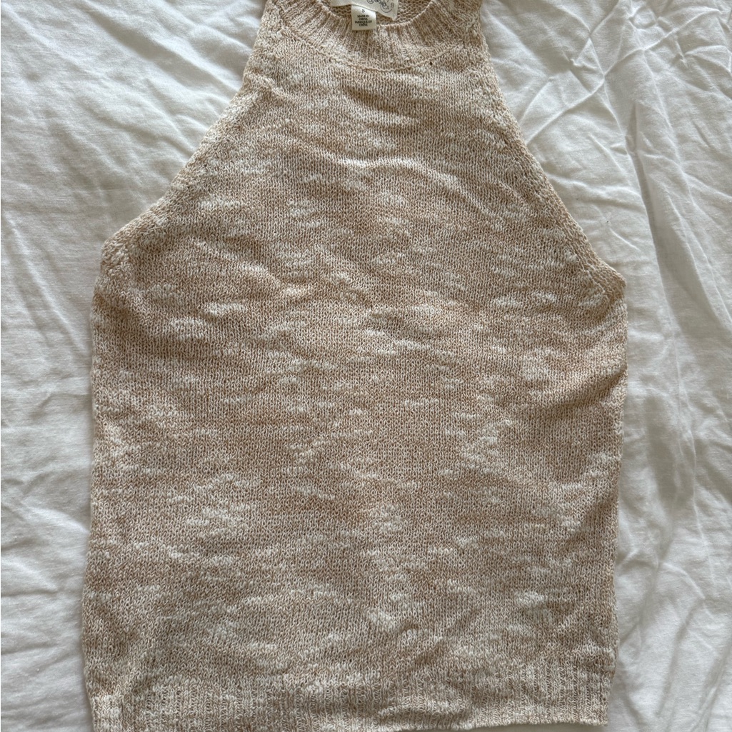 Treasure & Bond Cream Knit Sweater Small
